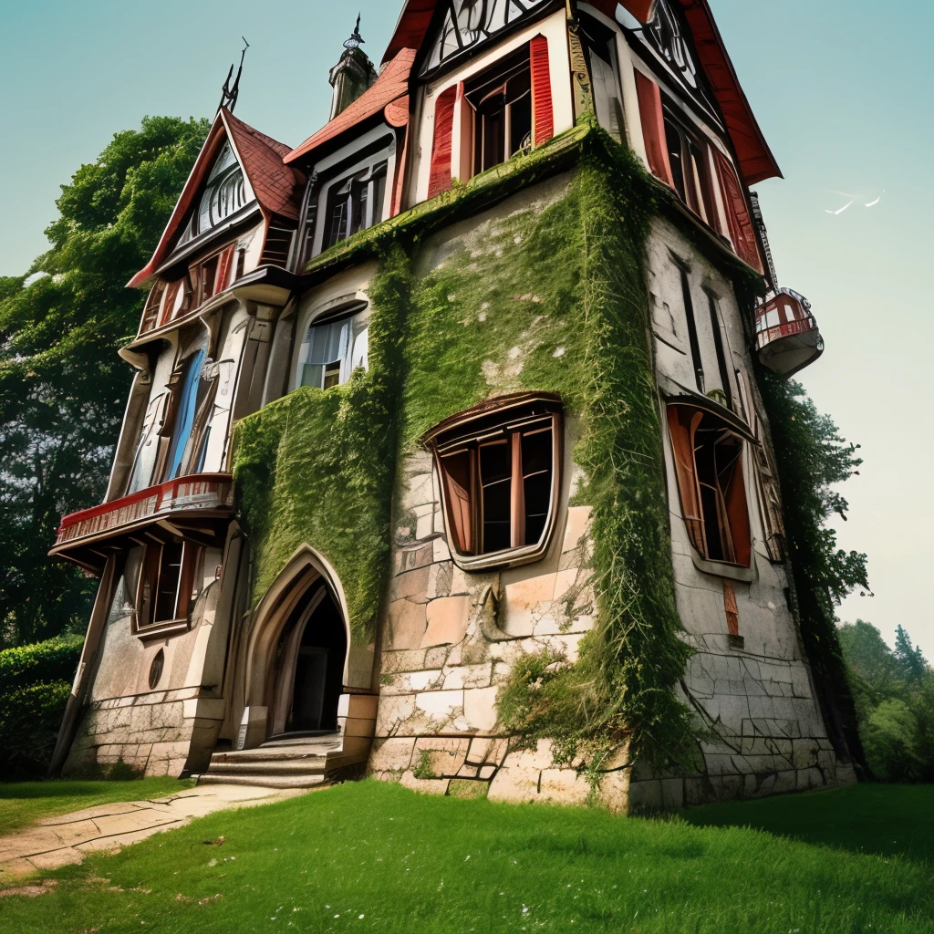 arafed castle with a clock tower on top of a hill, a photo by Joseph von Führich, instagram, art nouveau, beautiful castle, luxury castle, epic castle with tall spires, located in a castle, gothic castle, victorian castle, magical castle, abandoned castle, very far royal steampunk castle, gigantic castle, inside an epic gothic castle