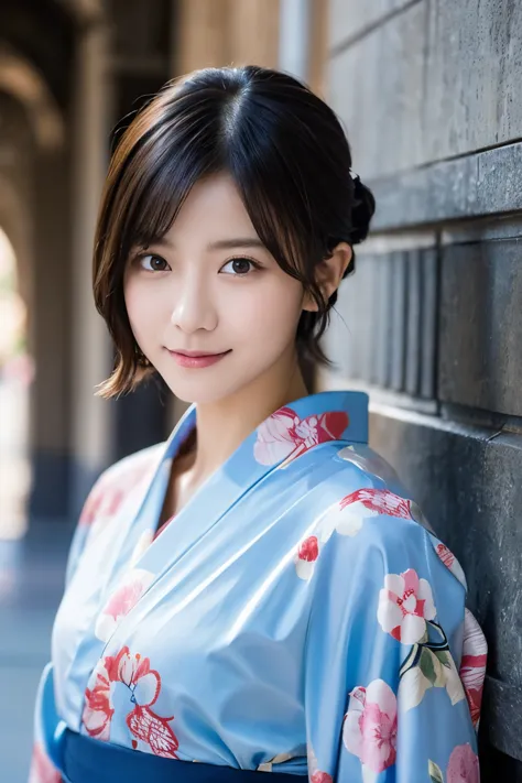 1 person, (wearing a cute floral yukata.:1.2), very beautiful japanese idol portraits, (young face),
(raw photos, highest qualit...