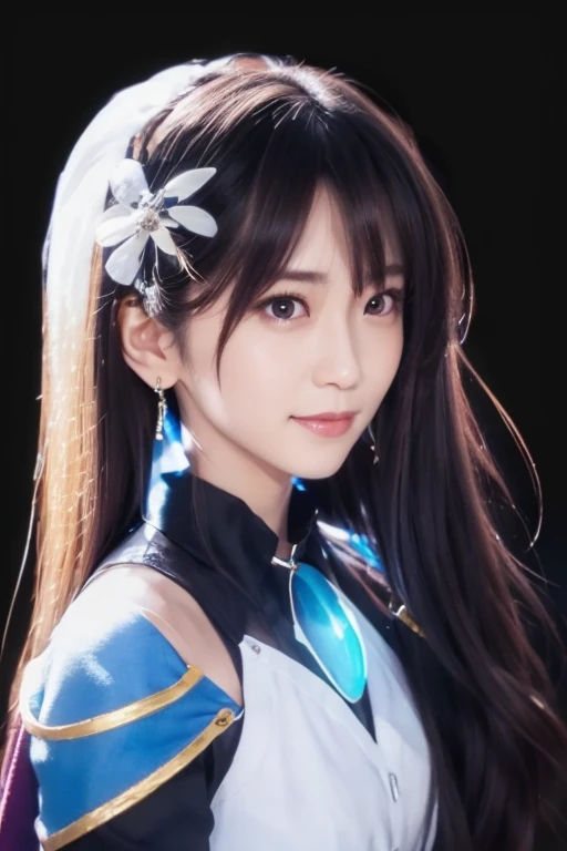 1girl, solo, long hair, looking at viewer, smile, brown hair, shirt, bare shoulders, brown eyes, collarbone, teeth, belt, pants, off shoulder, black eyes, lips, denim, jeans, off-shoulder shirt, 21years old japanese lady, (best quality,8k,32k,masterpiece,ultra-detailed:1.2), realistic, photorealistic, studio lighting, vivid colors, HDR, UHD, physically-based rendering, extreme detail description, professional portrait