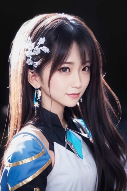 1girl, solo, long hair, looking at viewer, smile, brown hair, shirt, bare shoulders, brown eyes, collarbone, teeth, belt, pants, off shoulder, black eyes, lips, denim, jeans, off-shoulder shirt, 21years old japanese lady, (best quality,8k,32k,masterpiece,ultra-detailed:1.2), realistic, photorealistic, studio lighting, vivid colors, HDR, UHD, physically-based rendering, extreme detail description, professional portrait