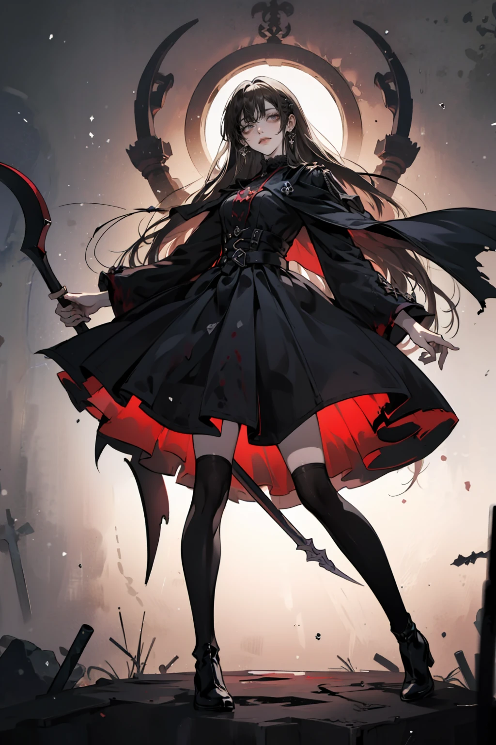 shaded face　、beautiful girl、とてもcute天使、Pink Gothic Fashion、cute、Baby Face、smile、Long skirt、Black long boots、.(Highest quality,4K,High resolution,masterpiece:1.2),Very detailed,Realistic:1.37,Spooky altar background,Dark fantasy,Red color scheme,Ominous atmosphere,Eye-catching,Storytelling,anatomy,Anime Style,Concept Art,beautiful細部までこだわった顔と (((Red eyes ))),A terrifying ritual ,Satanic Ritual,Premature death,inappropriate behavior,クレイジーなsmile,Scythe Face,Girl Monster, beautiful, Delicate facial features, Sharp Eye, Sharp Fangs, pale skin, Dark Background, Cinema Lighting, Dramatic Shadows, Gothic style, Gloomy atmosphere, Dark fantasy, one person&#39;s, Please open your mouth wide, Open your mouth and baring your teeth,Sharp teeth like a beast, Wide lips, very wide mouth, Vermilion cheeks, ,(Blood splatter:1.4),Scary smile, smile,Angel Design, Twisted smile、Bloody、bleeding from the head,,,,,、Blood splatter、,(Blood splatter:1.4),skull,Demon Spear,Horror Style, ((Fantasy Sweet Ta Frill Pink Costume)), ((Flowing blonde hair)), ,(Blood splatter:1.4),Female curves, Sexy flat stomach, Perfect hands, Perfect anime face, (Pink Tata Dress)), Are standing, ((邪悪なsmile)), ,(Blood splatter:1.4), Steam circulates, Moonlight Illumination, night lighting, (Blood splatter:1.6),アニメAngel Design, Twisted smile、Bloody、bleeding from the head,,,,,、Blood splatter、,(Blood splatter:1.4), skull,Gothic architecture、Western architecture、Fantasy World、,Victorian cities, Skeleton Gas Light,Absurd, High resolution、 ((Tabletop)), ((Highest quality)), (Very detailedな), ((Very detailed)), (beautiful), ((cute)), (NFSW:1.8), alone,(:1.6)、(world&#39;The most terrifying and creepy demon girl:1.5)beautiful face、Whole Body Ezbian、pale, beautiful肌、beautiful金の髪、優しくsmileむ、Dark building ruins、(snow white&#39;Frill dress:1.3)、(The dark ruins are stained with blood:1.3)、Low angle full body shot、(少女は血の海の中にAre standing:1.5)、(The ground is full of blood:1.3)、(The girl lost a lot of blood....:1.3)、(クレイジーなsmile:1.6)、Spirits、(Blood dripping from the mouth:1.3)、
