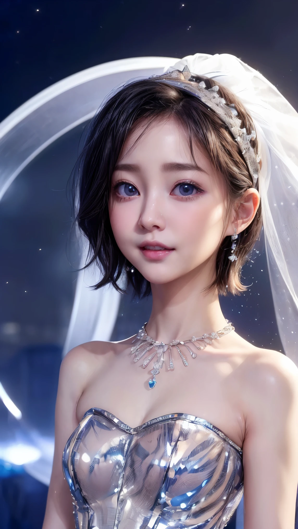 (4k quality:1.3),(Highest quality:1.3),(Whitening:1.4),(Baby Face,Girl:1.3),(The best beauty:1.5),rich,Upper Body,smile,(Strapless bejeweled dress:1.3),(Different dimension:1.6),Overflowing breasts,(jewelry),Captivate a man,Cleavage,(Super Celebrities:1.5),(Supermodel:1.4),(Whitening:1.2),(Tight waist:1.4),(Night viewの良いホテル:1.1),(luxury:1.2),(Arisa Hanyu:1.5),(anorexia:1.4),(Night view:1.3),(Face close-up),Catchlight,(Child&#39;s face:1.6),(smile:1.1),(Light blue hair:1.3),(Half Up Hair:1.3),(Light blue eyes:1.4),(2D cuteness:1.5),(Cute Makeup),Beautiful fingertips,(Sexy and cute:1.6),(Luxury hotel:1.6),(White Gal:1.6),(Transparent white skin:1.4),(albino:1.5),(Lighting hits the subject:1.3)