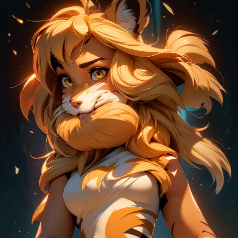 envision a 8k, highres, cinematic, beautiful extreme close up face pinup of a cute furry female anthro, with a slender muscular ...