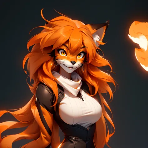 envision a 8k, highres, cinematic, beautiful extreme close up face pinup of a cute furry fox female anthro, with a slender body,...