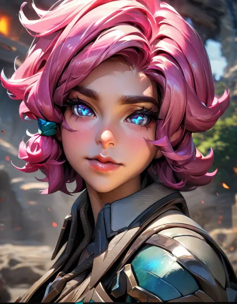 absurdres, highres, ultra detailed, hdr, master piece, 1girl, maeve, paladins, icon, face focus