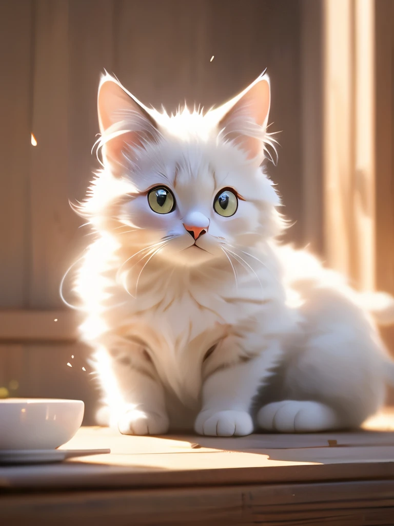 there is a cat sitting on a white surface looking at the camera,, very handsome, spotted ultra realistic, , has a very realistic look to it, sora as a cat, tabaxi male, a handsome, high-resolution photo, cute looking, awesome cat, a cat, 