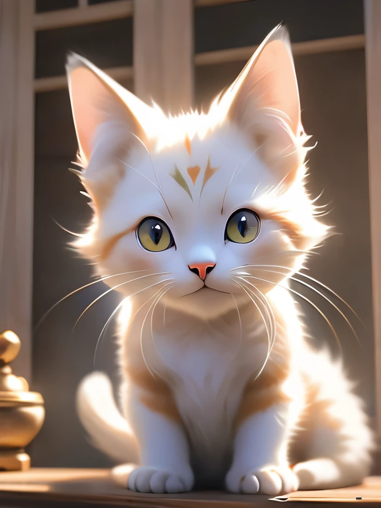 there is a cat sitting on a white surface looking at the camera,, very handsome, spotted ultra realistic, , has a very realistic look to it, sora as a cat, tabaxi male, a handsome, high-resolution photo, cute looking, awesome cat, a cat, 