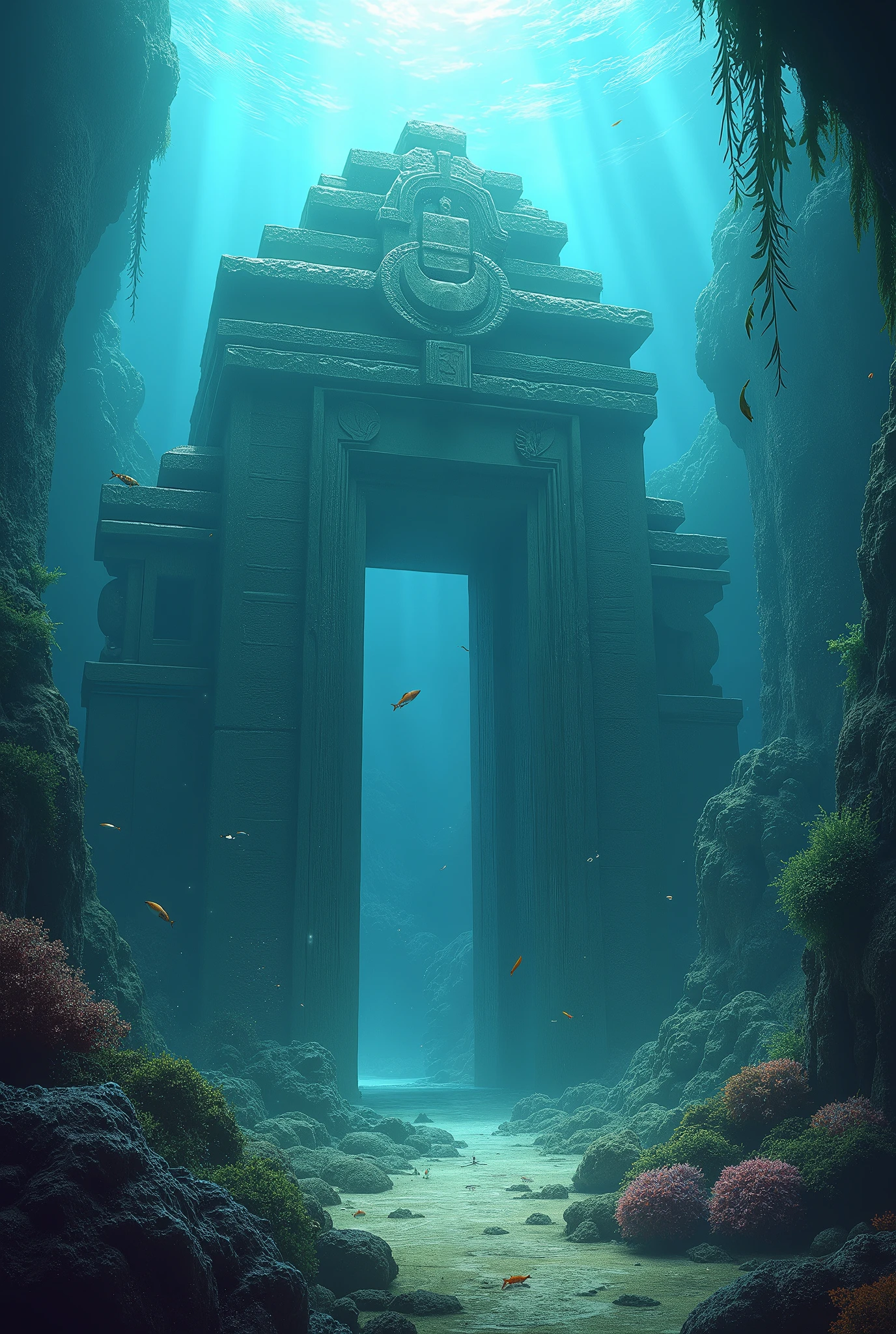 Atlantis, Underwater Temple