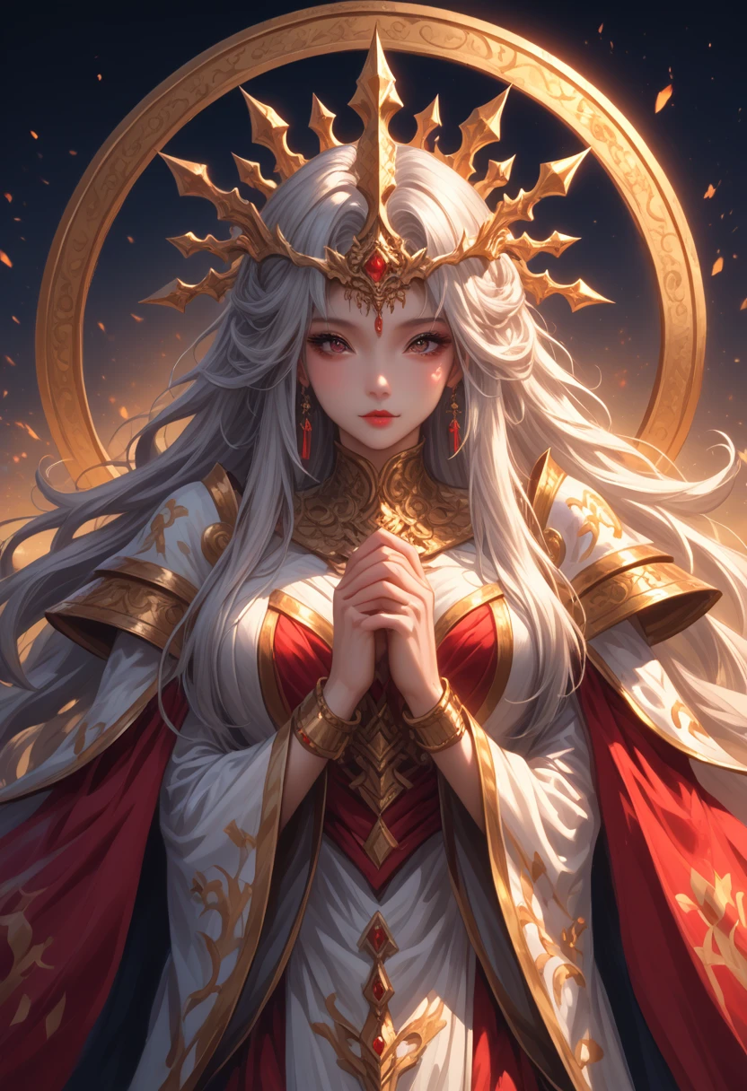 anime in cgi style, super detailed fantasy characters, Highly detailed 4K digital art, karol bak uhd, в Полный Рост goddess в космосе, beautiful digital art pieces, 2. 5 d cgi anime fantasy work of art, goddess. extremely high detail, The Queen&#39;s full height , an extremely detailed photograph of the goddess, inorganic, goddess of Machines, ideal , masterpiece, created by ultra-high-performance artificial intelligence, Best quality, Ideal Angle, ideal состав, sharp outline, Best shots, ideal forms, ideal стиль модели, Very beautiful and detailed eyes, EMPTY EYES,score_9,score_8_up,score_7_up,dramatic lighting,highly detailed,high budget,bokeh,cinemascope,moody,epic,gorgeous,film grain,grainy,masterpiece,best quality,perfect anatomy,very aesthetic,official art,8k, Shine, sexy, sparkles