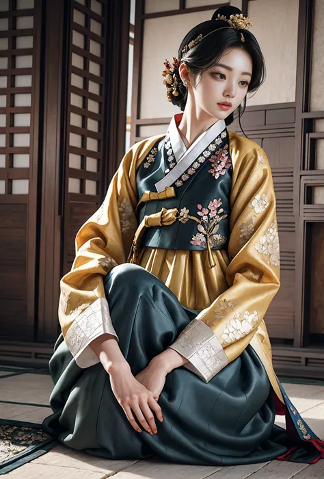 (masterpiece), (detailed illustrations), best quality, illustration, (intricate details), (korean style, as realistic as a photo...