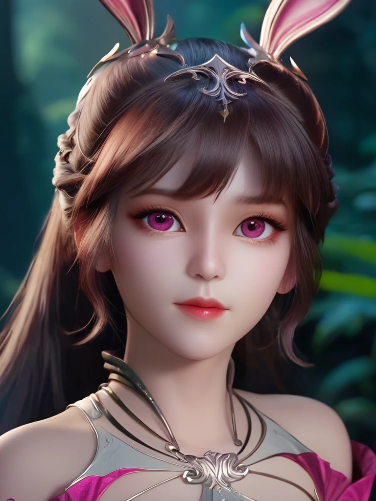 quality(8k wallpaper of extremely detailed CG unit, masterpiece, hight resolution, top-quality, top-quality real texture skin,hyper realisitic, digitial painting,full body,long brown hair, magenta eyes,perfect lighting at face,no noice of face color tones,perfect eyes,perfect lighting and shadowing,heavenly beauty,xiaowu,magenta eyes,increase the resolution,lovely light red lips,thin lips,cute smile,RAW photos，best quality,highly detailed,the wallpaper),BREAK,8K, 24K ultra hd,(highest quality, Tabletop:1.2, 超A high resolution, Realistic:1.5), RAW Photos, One Girl, Off the shoulder, Deep Shadow, Low light, Cool Tones, Captivating Gaze, long hair, fresh atmosphere, forest atmosphere, Subtle highlights, Dramatic contrast, Graceful pose, Intense emotions, Heavenly beauty, enchanting darkness, Captivating Expressions undefined, undefined, undefined, undefined, undefined, undefined, undefined, undefined, undefined, undefined, undefined, undefined, undefined, undefined, undefined, undefined, undefined, undefined, undefined, undefined, undefined, undefined, undefined, 