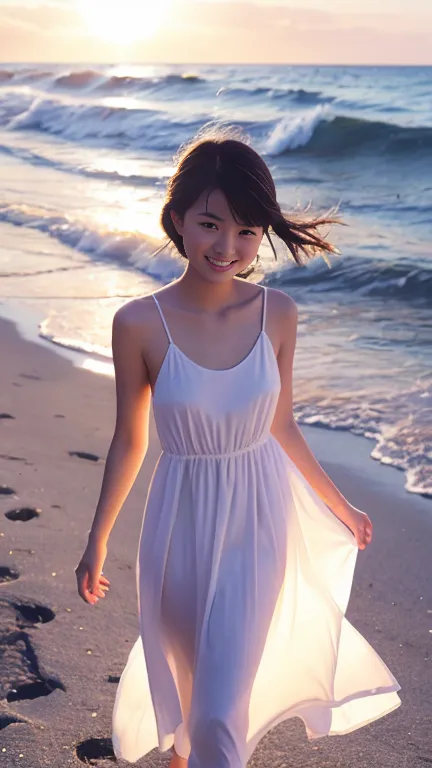 real photo,high resolution, anatomically correct, high detail, highest quality, a 20-year-old pure japanese woman, gentle smile,...