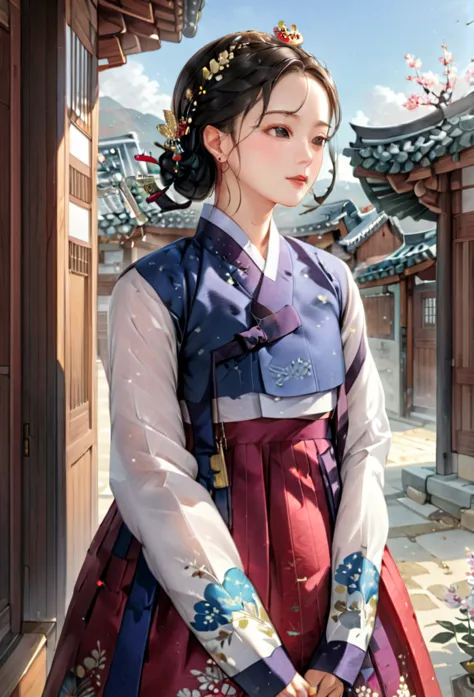 (masterpiece), (detailed illustrations), top quality, illustration, (intricate details), (korean style, realistic: 1.37), close-...