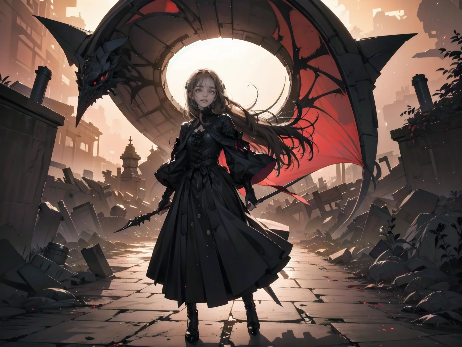 shaded face　、beautiful girl、とてもcute天使、Pink T-shirt、cute、Baby Face、smile、Long skirt、Black long boots、.(Highest quality,4K,High resolution,Masterpiece 1.2),Very detailed,Realistic 1.37,Spooky altar background,Dark fantasy,Red color scheme,Ominous atmosphere,Eye-catching,Storytelling,anatomy,Anime Style,Concept Art,beautiful細部までこだわった顔と (((Red eyes ))),A terrifying ritual ,Satanic Ritual,Premature death,inappropriate behavior,クレイジーなsmile,Scythe Face,Girl Monster, beautiful, Delicate facial features, Sharp Eye, Sharp Fangs, pale skin, Dark Background, Cinema Lighting, Dramatic Shadows, Gothic style, Gloomy atmosphere, Dark fantasy, one person&#39;s, Please open your mouth wide, Open your mouth and baring your teeth,Sharp teeth like a beast, Wide lips, very wide mouth, Vermilion cheeks, ,(Blood splatter1.3),Scary smile, smile,Angel Design, Twisted smile、Bloody、bleeding from the head,,,,,、Blood splatter、,(Blood splatter1.3),skull,Horror Style, ((Fantasy Sweet Ta Frill Pink Costume)), ((Flowing blonde hair)), ,(Blood splatter1.3),Female curves, Sexy flat stomach, Perfect hands, Perfect anime face, (Pink Tata Dress)), Are standing, ((邪悪なsmile)), ,(Blood splatter1.3), Steam circulates, Moonlight Illumination, night lighting, (Blood splatter1.3),アニメAngel Design, Twisted smile、Bloody、bleeding from the head,,,,,、Blood splatter、,(Blood splatter1.3), skull,Gothic architecture、Western architecture、Fantasy World、,Victorian cities, Skeleton Gas Light,Absurd, High resolution、 ((Tabletop)), ((Highest quality)), (Very detailedな), ((Very detailed)), (beautiful), ((cute)), (nfsw1.8), alone,(1.6)、(world&#39;The most terrifying and creepy demon girl 1.5)beautiful face、Whole Body Ezbian、pale, beautiful肌、beautiful金の髪、優しくsmileむ、Dark building ruins、(snow white&#39;Frill dress 1.3)、(The dark ruins are stained with blood 1.3)、Low angle full body shot、(少女は血の海の中にAre standing1.2)、(The ground is .3)、(The girl lost a lot of blood....1.3)、(クレイジーなsmile1.6)、Spirits、(Blood dripping from the mouth 1.3)、
