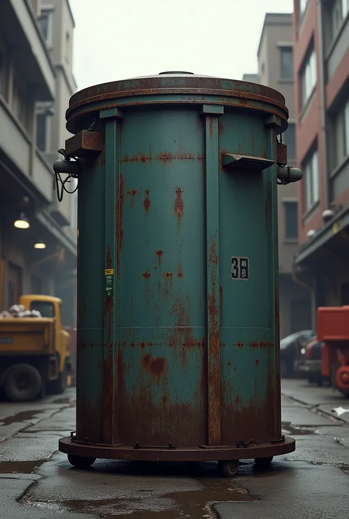 LARGE TRASH CAN 
