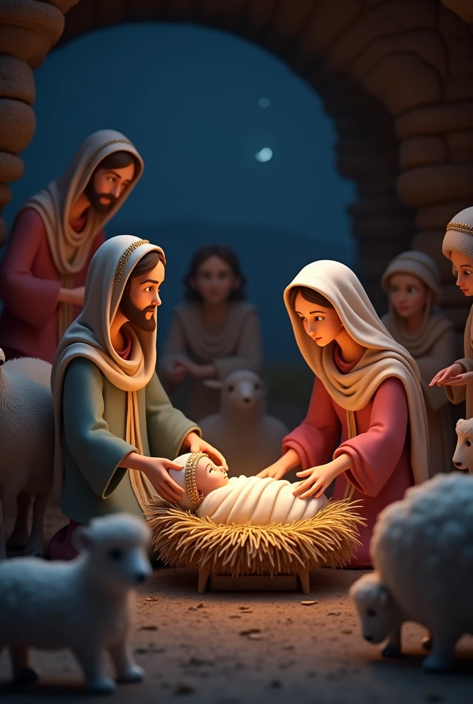 Create a video on Jesus birth 