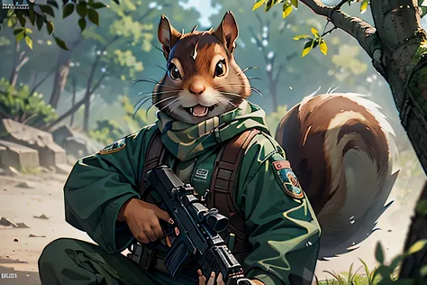 squirrel with a gun