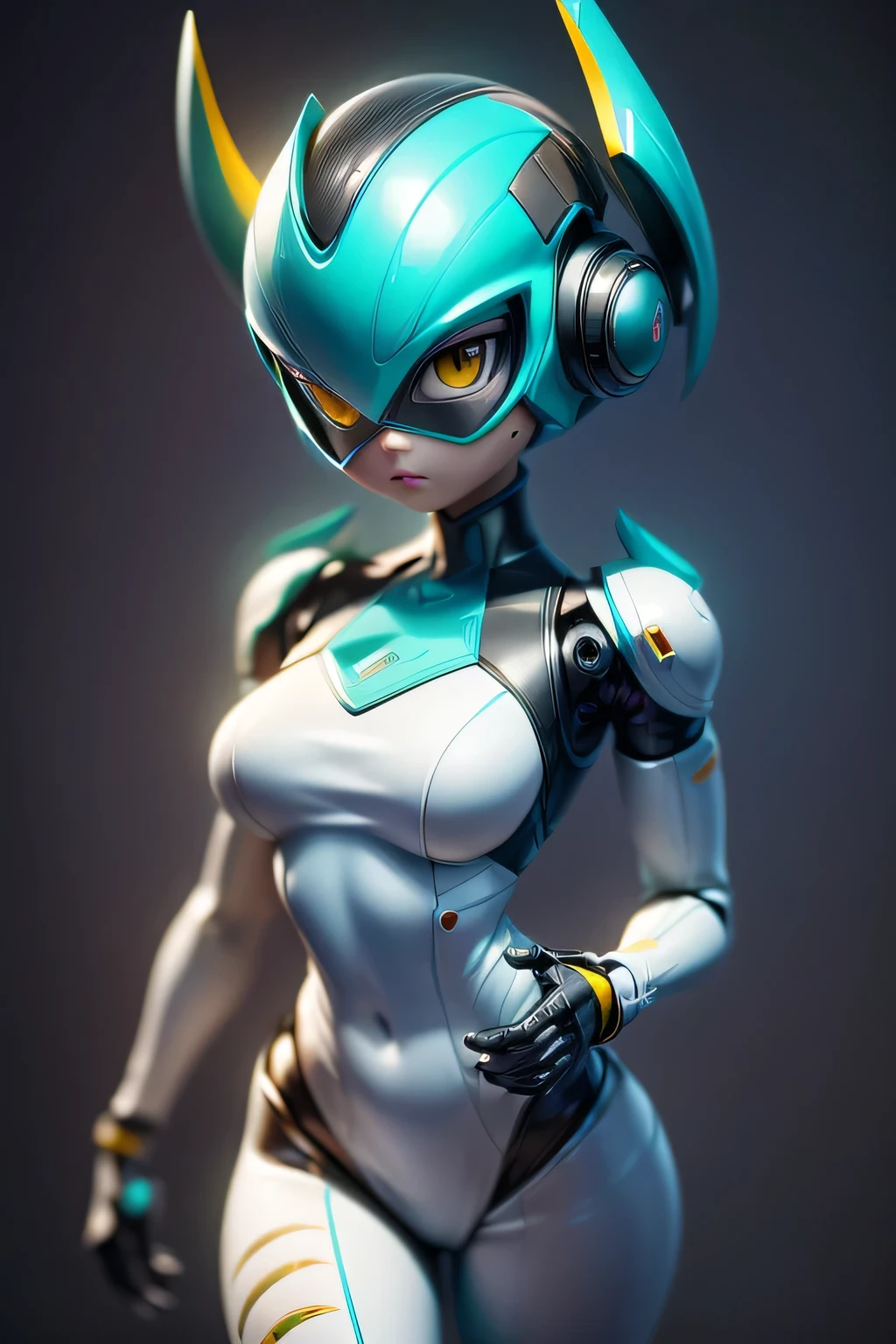 ((Best Quality)), ((Masterpiece)), (Detailed: 1.4), (Absurd), Representation of a futuristic robot with a sleek, high-tech design. The robot has a humanoid shape, with a streamlined metal body that combines aesthetics and functionality. Its skin has a polished silver or chrome finish, reflecting the light with a subtle shine. The robot's body is composed of modular segments with visible joints and intricate mechanical details, including shiny lines or panels that emphasize its advanced technology. The torso is designed with a sleek, armored coating. The robot's hands are dexterous, equipped with fine motor skills for complex tasks, and its fingers end in delicate, precise tips. The legs are built for speed and stability, with reinforced joints and a sleek, streamlined design. The robot may also feature subtle hints of futuristic accessories, such as a The background can be a high-tech lab or a futuristic cityscape, with clean lines and a sci-fi environment that complements the robot's advanced and cutting-edge appearance.", by mucha, niji --V5, near-real, sexy pose, fractal background, pastel, centered, scale to fit dimensions, HDR (High Dynamic Range), Ray Tracing, NVIDIA RTX, Super Resolution, Unreal 5, Subsurface Scattering, PBR Texture, Post-processing, anisotropic filtering, depth of field, maximum clarity and sharpness, multi-layer textures, albedo and specular maps, surface shading, accurate simulation of light-material interaction, perfect aspect ratio, octane rendering, two-tone lighting, wide aperture, low ISO, white balance, rule of thirds, 8K RAW, Crysisnanosuit