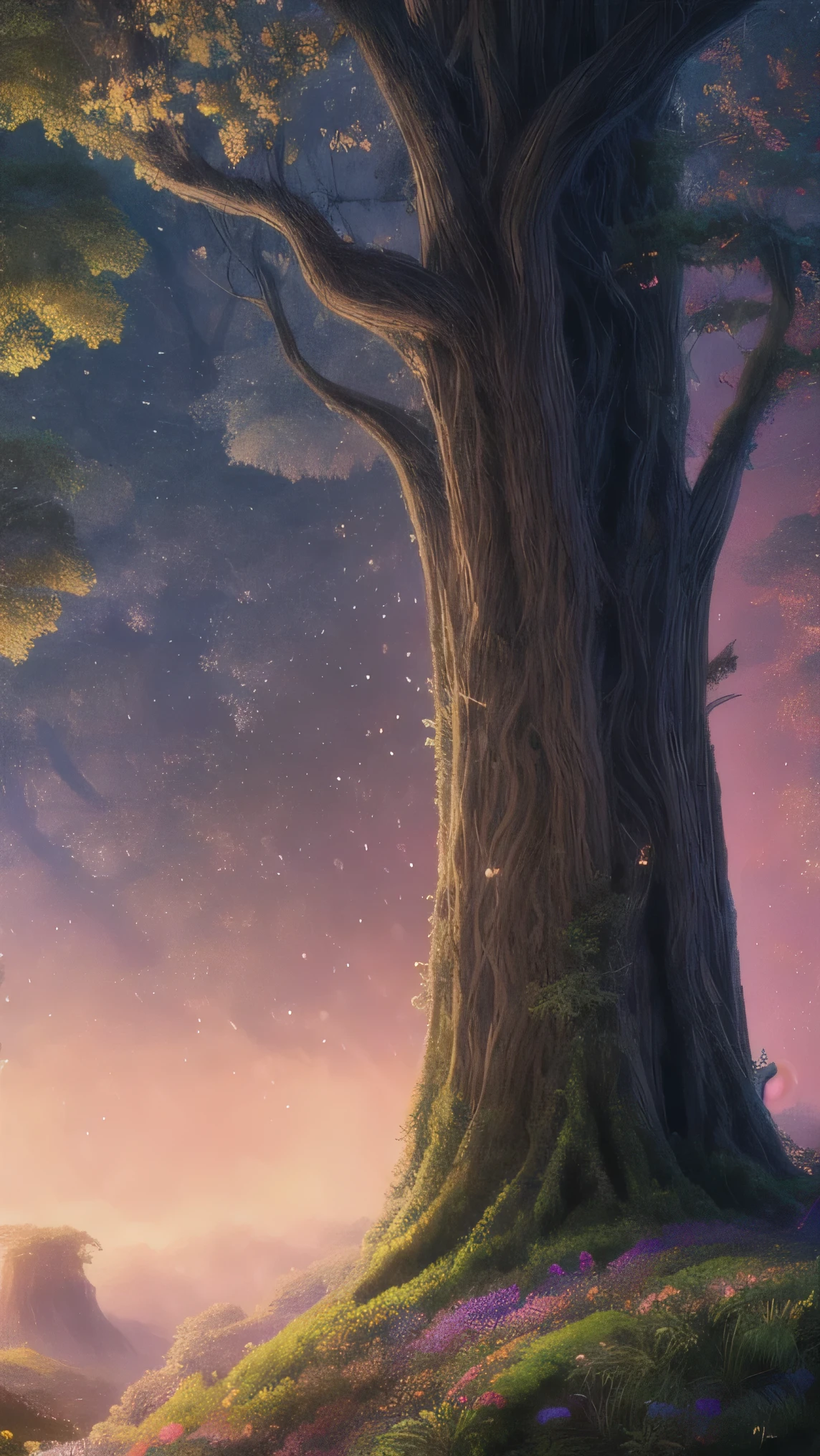 masterpiece, best quality, high quality,extremely detailed CG unity 8k wallpaper, An enchanting and dreamy scene of a fantasy forest, with towering trees, glowing mushrooms, and hidden fairy glens, creating a sense of mystique and enchantment, artstation, digital illustration, intricate, trending, pastel colors, oil paiting, award winning photography, Bokeh, Depth of Field, HDR, bloom, Chromatic Aberration ,Photorealistic,extremely detailed, trending on artstation, trending on CGsociety, Intricate, High Detail, dramatic, art by midjourney, shirtless man