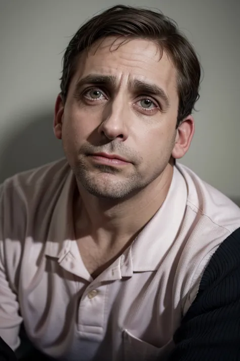 btwtrclr, retrato de Steve Carell como Michael Scott, the office tv show