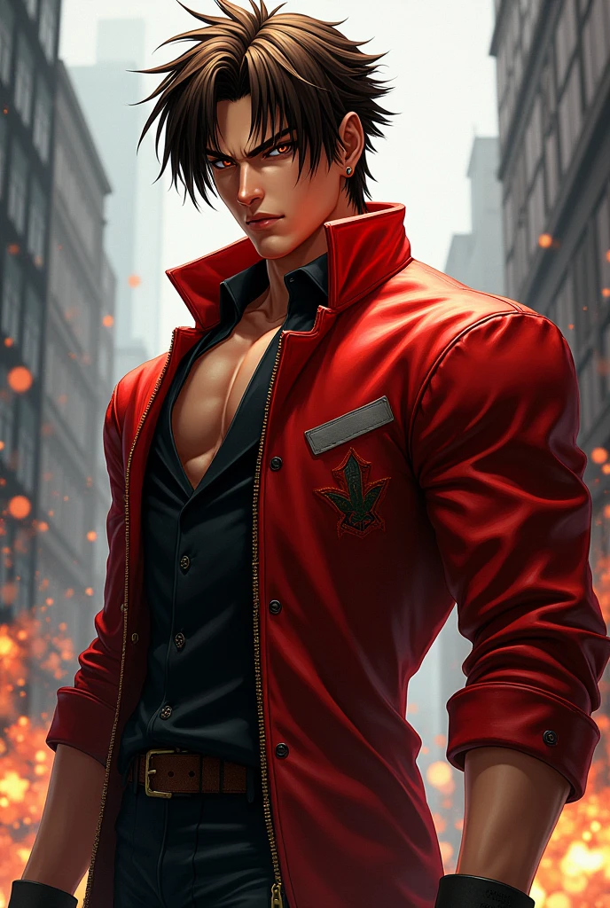 (masterpiece,Highest quality), Kyo Kusanagi, The King of Fighters