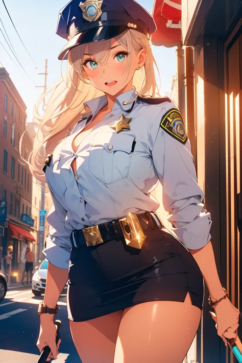 8k, cowboy shot, visual anime of a cute girl, best anime girl, ecchi anime style, break, seductive lady, blond hair, shiny hair,...