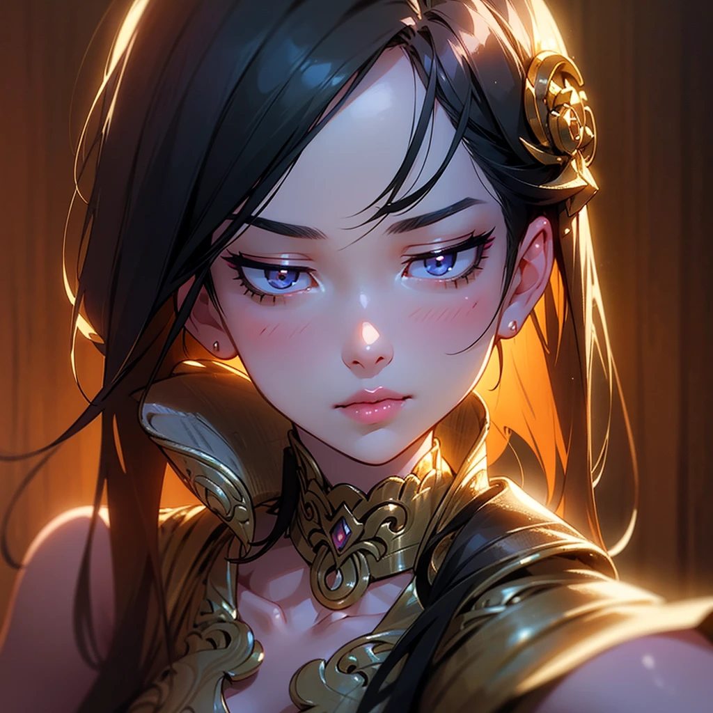 a beautiful detailed young girl, extremely detailed eyes and face, long eyelashes, beautiful detailed lips, petite body, sensual expression, intricate details, masterfully rendered, photorealistic, highly detailed, 8k, studio lighting, vibrant colors, dramatic lighting, cinematic composition, erotic anime style, romantic atmosphere, mysterious and alluring