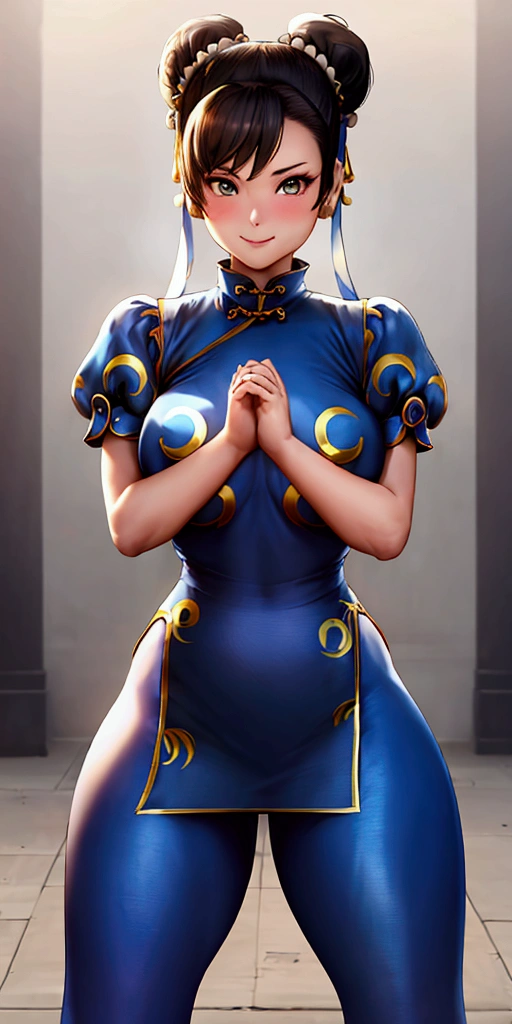 ((Chun-Li,ponytail,blue Leggings:1.3)),upper body, Looking at the audience,Slim and sexy figure, the best quality, (8k), (4K),(masterpiece), (the best quality), Extremely detailed, Game CG, Ultra Detailed, illustration, Beautiful Body,Beautiful nose, Perfect Eye, Perfect Face , 1 girl, 30 years,Fair Finger,Fair body, Fair Nose,Fair character design, perfect Eye, perfect Face,expressive Eye,Perfect balance,(Focus on her Face),(Smile:0.3), official art,Extremely detailed CG Unity 8K wallpaper, rich and colourful, (masterpiece:1.0),(the best_quality:1.0), Ultra-high resolution,4K,Ultra Detailed, photography, 8k, HDR, high resolution, (Fair,Big goals_Chest:1.4), (blue china dress,smile,pretty face,Clear image:1.3),((青い炎のようなオーラを身にまとう,The background is Chinatown:1.3))