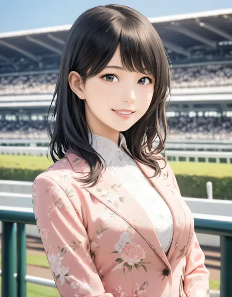 (best quality:1.2), 1girl, tokyo racecourse