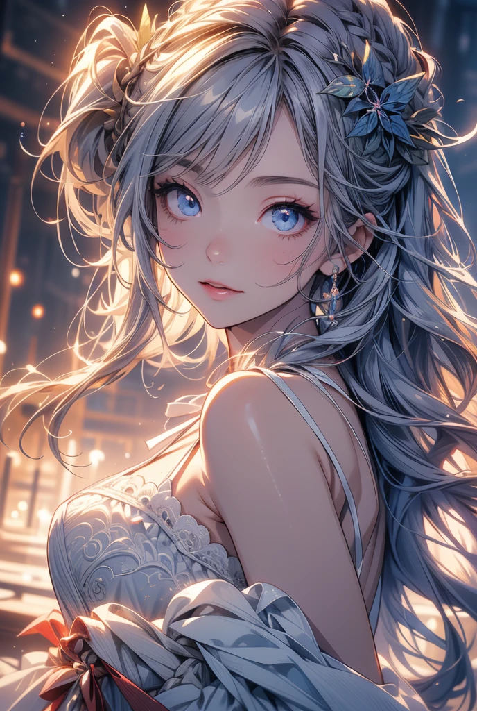 ((masterpiece)), ((Best quality)), (high resolution), (illustration), (an extremely delicate and beautiful), (ultra detailed beautiful face and eyes), nsfw,   1girl, leaning forward,  YukineChris, long hair, purple eyes, twintails, low twintails, ahoge, large breasts,volumetric lightning, moon night,knight_armor
detailed skin texture, detailed, volumetric shadow, anime screencap,Highest quality, Sorceress, ancient babylonian nobility, ((tan skin:1.2)), (brown skin color),Long hair, twin braids, hair ornament, wine colored hair, smile, Below average size breasts, bare shoulders, Leg spread、Groin、Yukine Chris、Wet condition
nude、Wet_shirt,Wet _underwear、tear_underwear
8K, masterpiece, Best_quality, high_resolution, ultra_details, detailed, 1girl, 独奏, looking_at_viewer, upper_body, braid, bangs, white_hair, hair_ribbon, hair_between_eyes, blue shorts、style(open_reg,hip_up)

sidelocks,depth_of_field,french_braid, sharp focus, perfect hands, perfect face, perfect eyes, perfect light, dynamic light, natural light, Masterpiece, Best quality, Cang、green、moon、