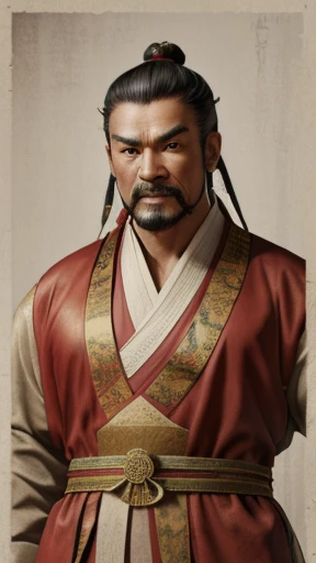 photograph、Oriental、Man in simple ancient Chinese costume、Highest quality、masterpiece、Ultra-high resolution、(Realistic:1.4)、Game Poster、Three Kingdoms、