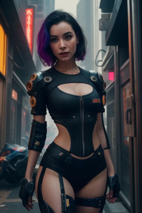 ((anne of arms)), lucy (edgerunners cyberpunk), to hide, delicious, sexy outfit, 4k quality