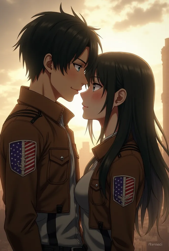 Attack on Titan  Eren couple realistic for profile