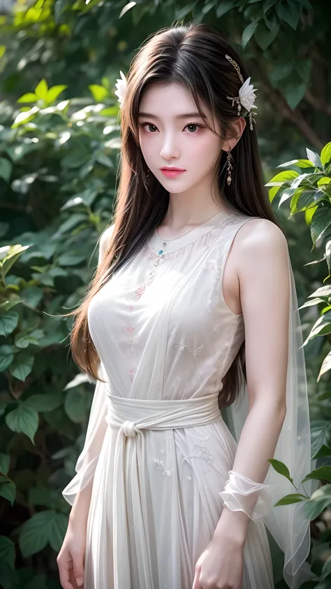 yuechan has a gentle and elegant appearance，elegant aura，dressed in gorgeous clothes，often looks as charming as a fairy in the s...