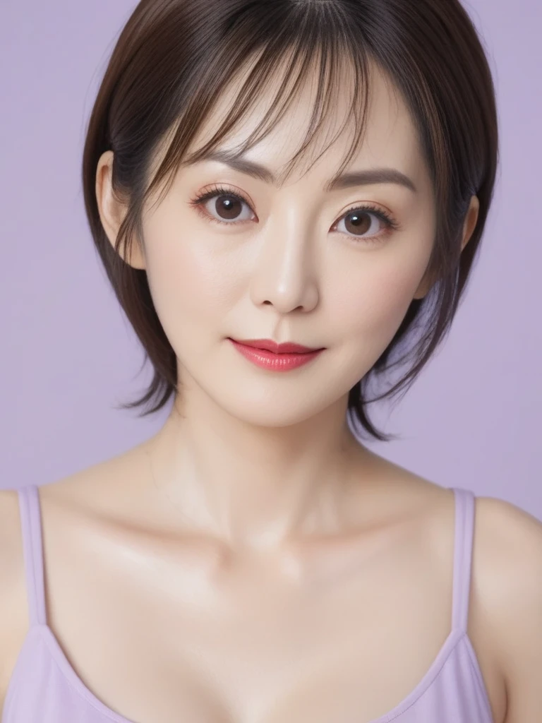 High resolution, Shortcuts, Mature Woman,((Center Parting)),50-year-old women,masterpiece, Highest quality, Ultra high definition, Textured skin, Droopy eyes,Thin lips,black eye,((Mole under left lip, beauty mark)),Thin eyebrows,Thin eyebrows,Japan female in her 60s,Narrow forehead,((Too thin,Too thin eyebrows)),Loose jaw,Low Nose,Deep-set eyelids,very droopy eyes,Slightly droopy thin eyebrows,Small Mouth, droopy eyebrows,ほうれい線,垂れ下がった目, hooded eyes,paizuri,dildo