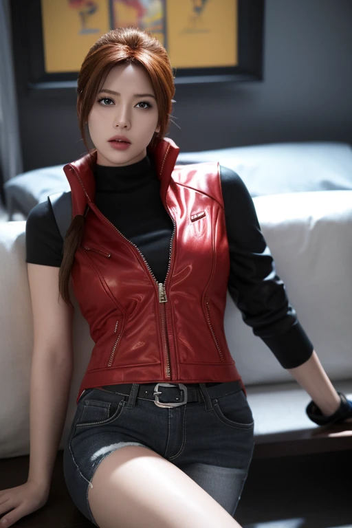 (masterpiece, best quality), 1 Girl , Claire Redfield, 