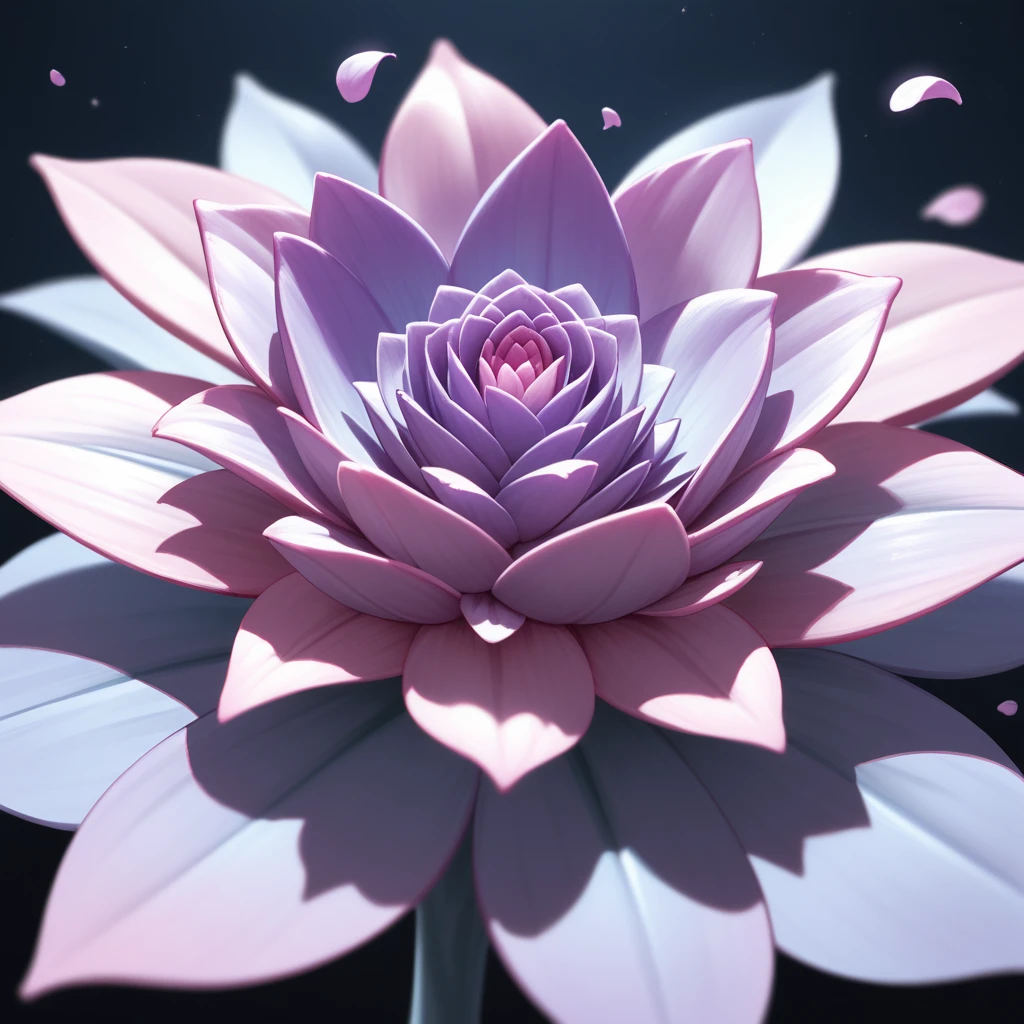 score_9, score_8_up, score_7_up, ((extreme close-up)), a single giant lotus flower with petals that resemble swirling ink patterns in shades of deep teal and rich gold, the background is a fluid tapestry of abstract art.
