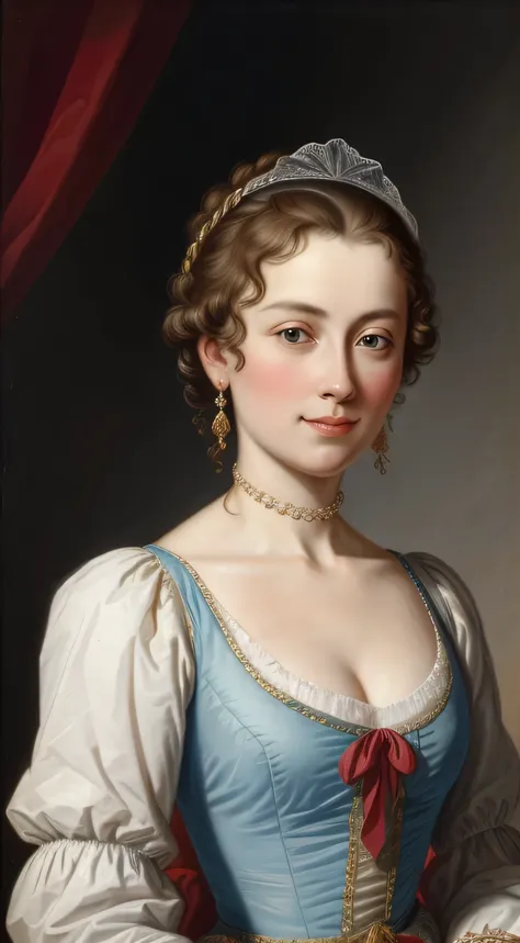 aglaya angelique gabriella de gramont (1787-1842), wife of general alexander davydov, masterpiece, portrait by elisabeth vigée-l...