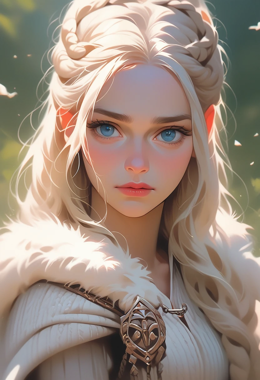 Daenerys Targaryen, girl, character, portrait, blue eyes