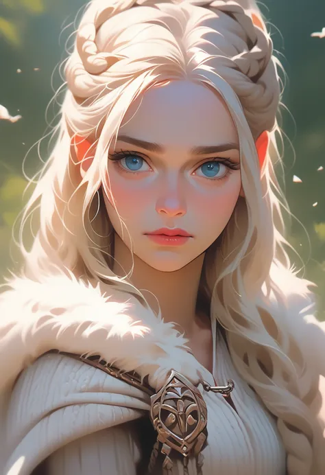 daenerys targaryen, girl, character, portrait, blue eyes