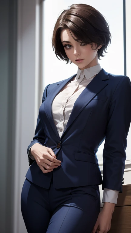 Masterpiece, best quality, 1 woman, micro string suit, short hair, 