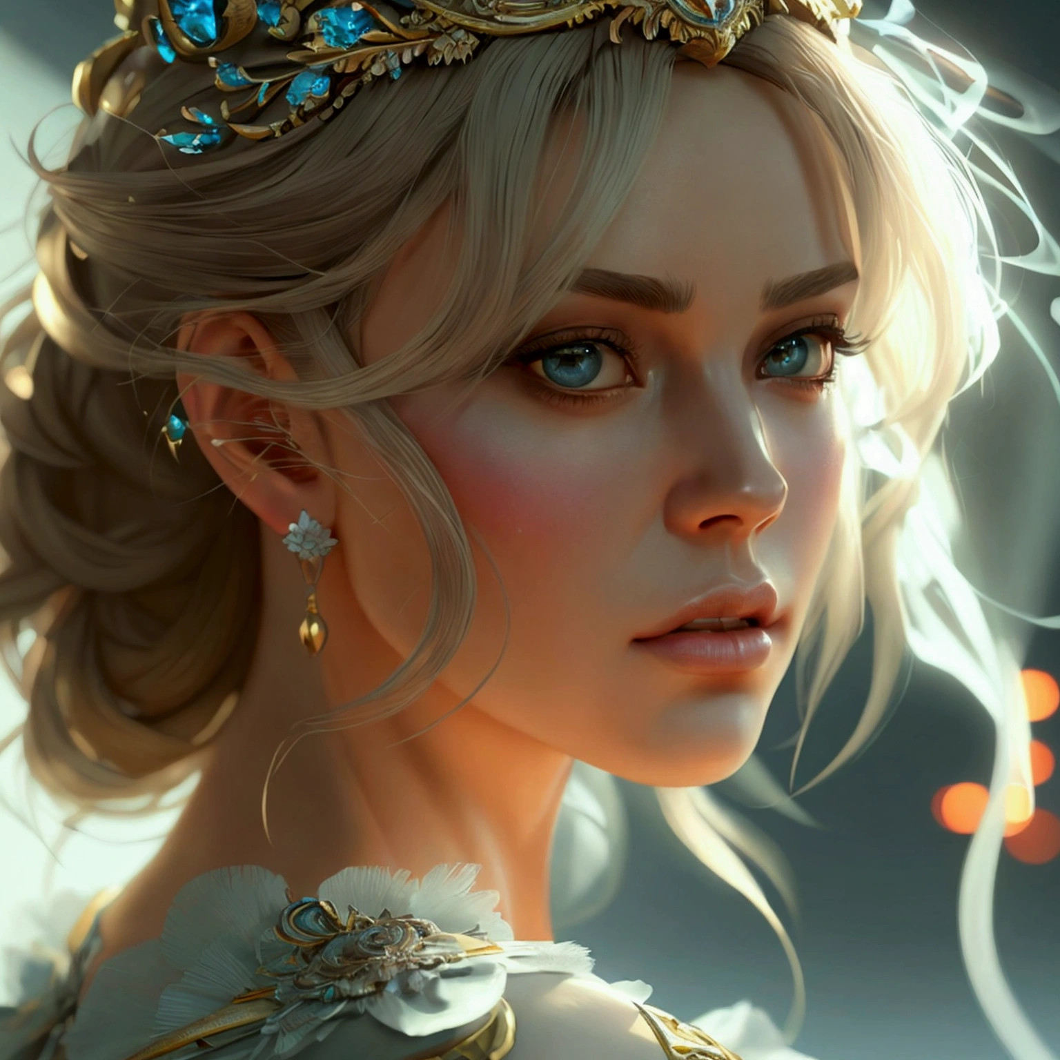 (mature:1.2) Style-Princess, (tifkeller:1.08), masterpiece, best quality, highest quality, cinematic lighting, (volumetric lighting), extremely detailed CG unity 8k wallpaper, focused, 8k wallpaper, 4k wallpaper, extremely detailed, ultra realistic, photorealistic, sharp focus, absurdres, (HDR:1.2), (high contrast), photograph, detailed and intricate, instagram, portrait, highly detailed, digital painting, artstation, concept art, smooth, sharp focus, illustration, cinematic lighting