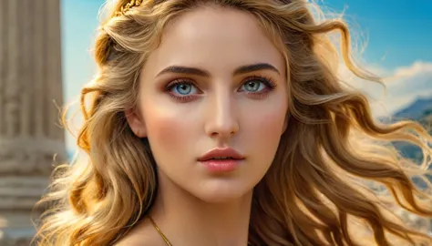 helen of troy, full figure, ultra detailed, hdr, greek mythology, perfect dna, detailed eyes, detailed lips, stunning beauty, fl...