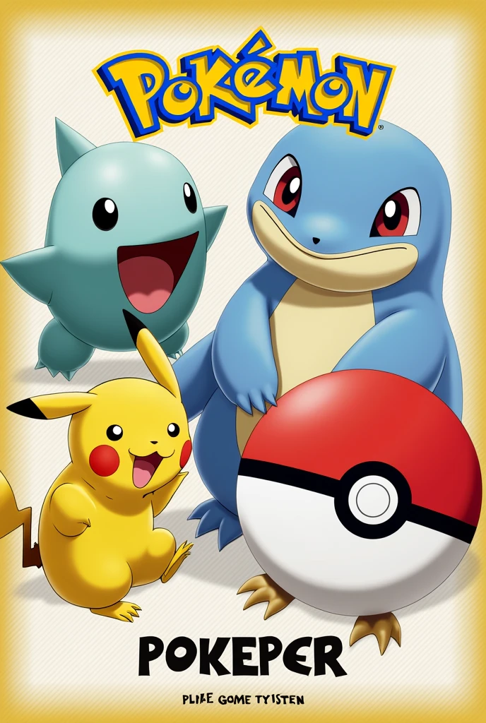 Pokemon, poster,game advertisement,game poster,text"Pokemon",