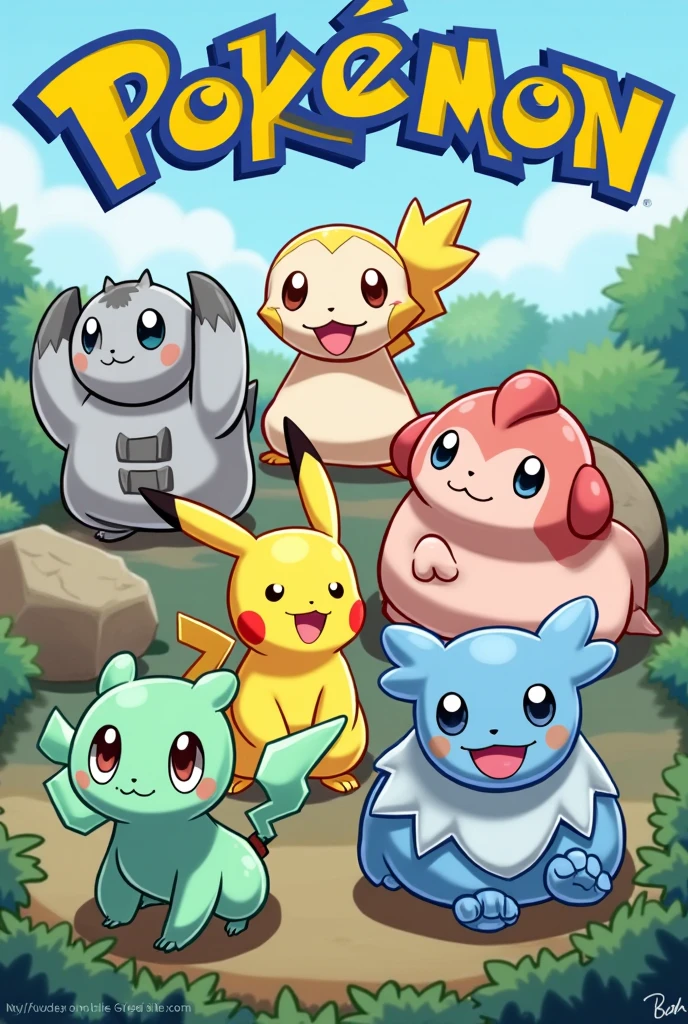 Pokemon, poster,game advertisement,game poster,text"Pokemon",