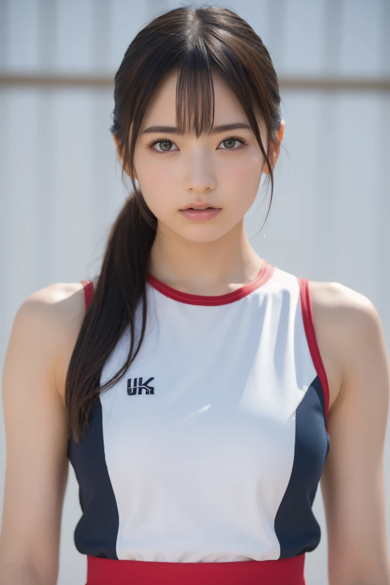 (8k, RAW Photos,Highest quality, High resolution:1.1), (Ultra-realistic:1.4),(Realistic, Realistic:1.3),The Beauty of Japan、Rhythmic gymnastics club、Rhythmic Gymnastics Uniform、((Upper Body:1.3))