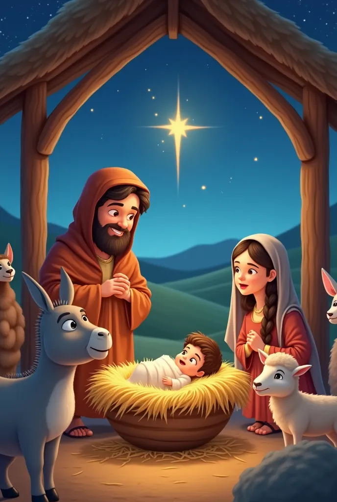 Births Jesus pixar drawing