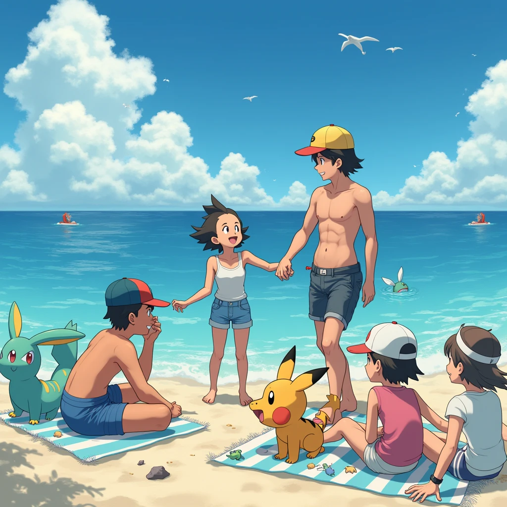 (Pokémon), game poster, At the festival celebration of Pokémon World, trainers and Pokémon celebrate together, enjoying food, games, and performances. The color scheme is mainly based on the festive tone of the celebration and the happy expression of Pokémon. The light and shadow are mainly decorated with lights and fireworks for the celebration, the details are reflected in the interaction of Pokémon and the joyful atmosphere of the celebration.
﻿
Beautiful cinematic lighting, surreal, color graded, dynamic movement, captivating chiaroscuro, full body, award-winning, cinematic still, emotional, vignette, dynamic, vivid, (masterpiece, best quality, photorealistic, Professional, perfect composition, very aesthetic, absurdres, ultra-detailed, intricate details:1.3)