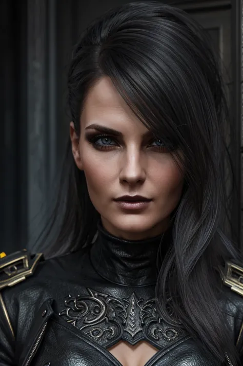 1 european streampunk woman, pretty face, ultra detailed face and eyes, hyperrealistic, realistic representation, 30 years old, ...