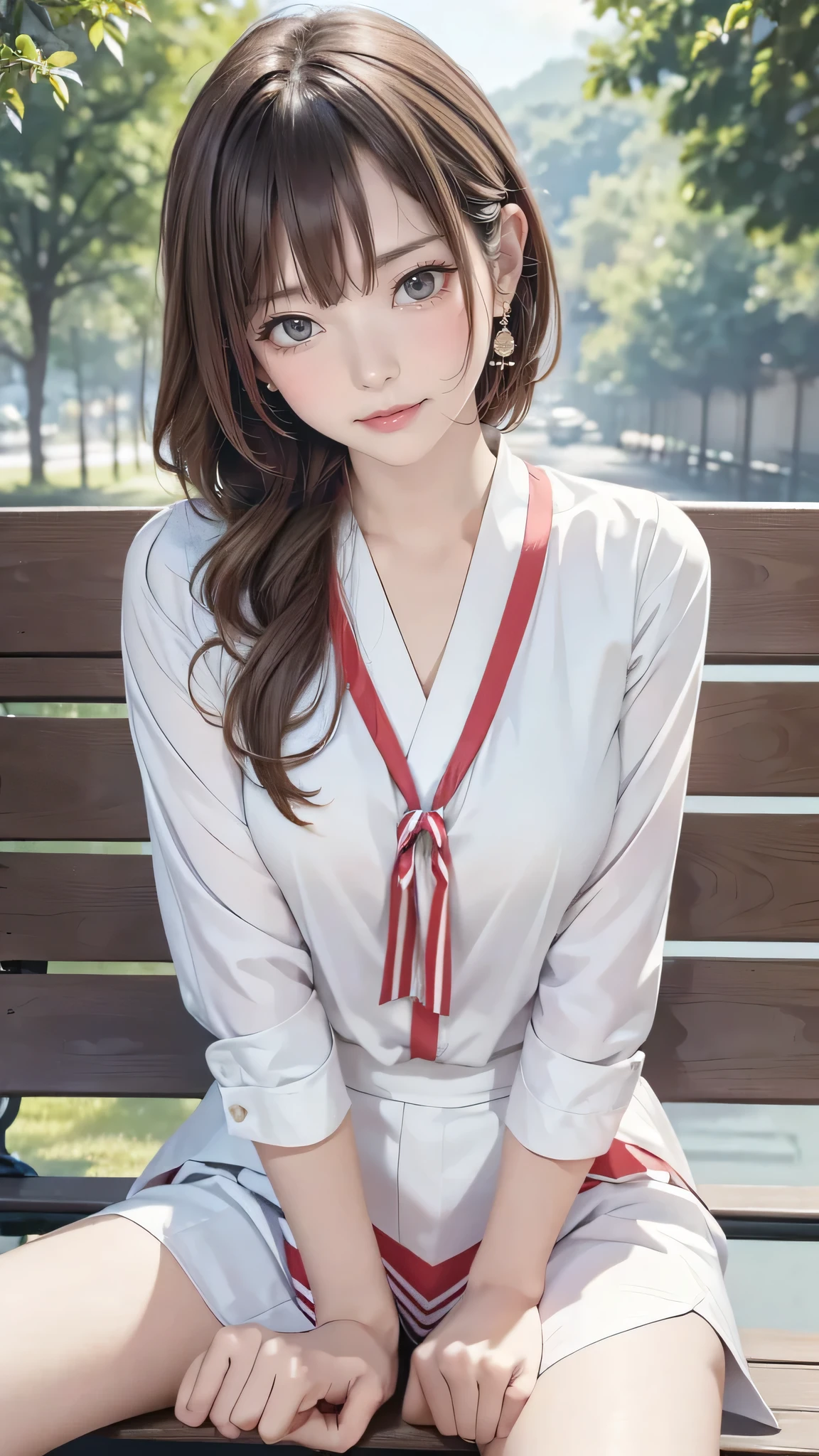 1girl,(professional portrait, professional writing) , chibi figure,
masterpiece,best quality, realistic, 8k,
official art, ultra highres,
solo focus, realistic, BREAK,  
high resolution, soft light, fair, 
Tempting, (American shot : 1.5),  
Japanese mature woman, 3, tall and slim,  
(Wearing JK uniform , origami wear) , 
(sitting on bench, spread legs :1.5), face focus, 
1girl, solo, realistic, looking at viewer,  The body is facing the viewer, 
1woman,1girl, (detailed realistic face 1.5) , 

